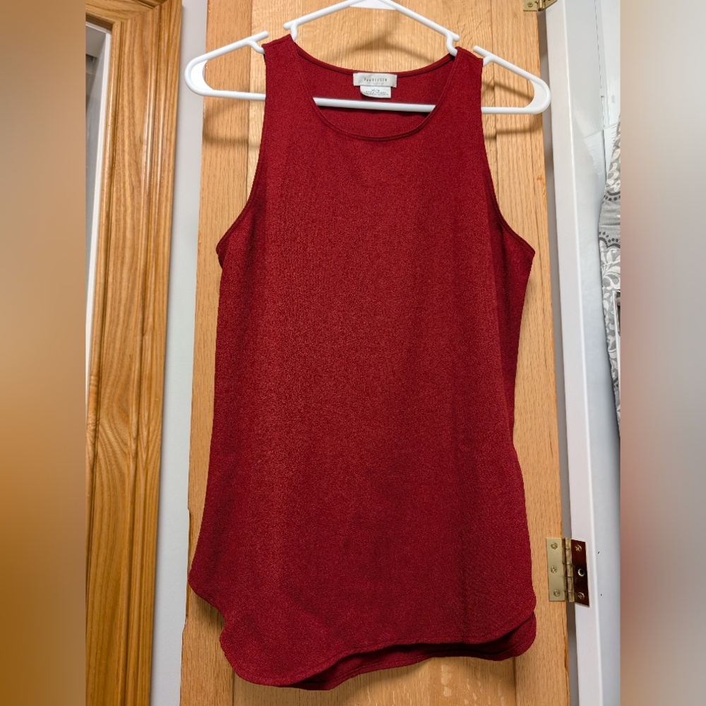 Red Dressy Tank Top Extra Small (XS)